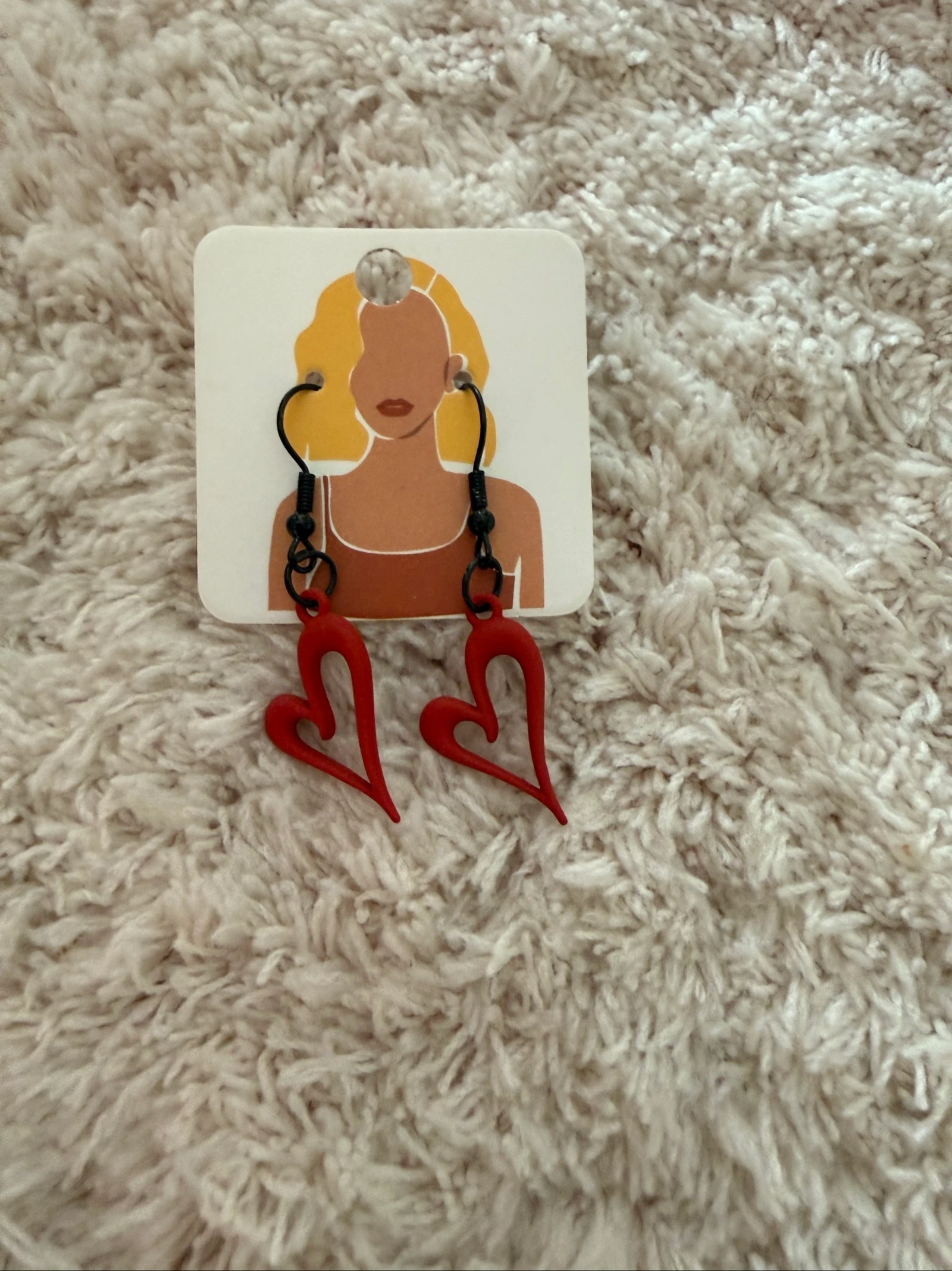 Heart earrings – photo 6